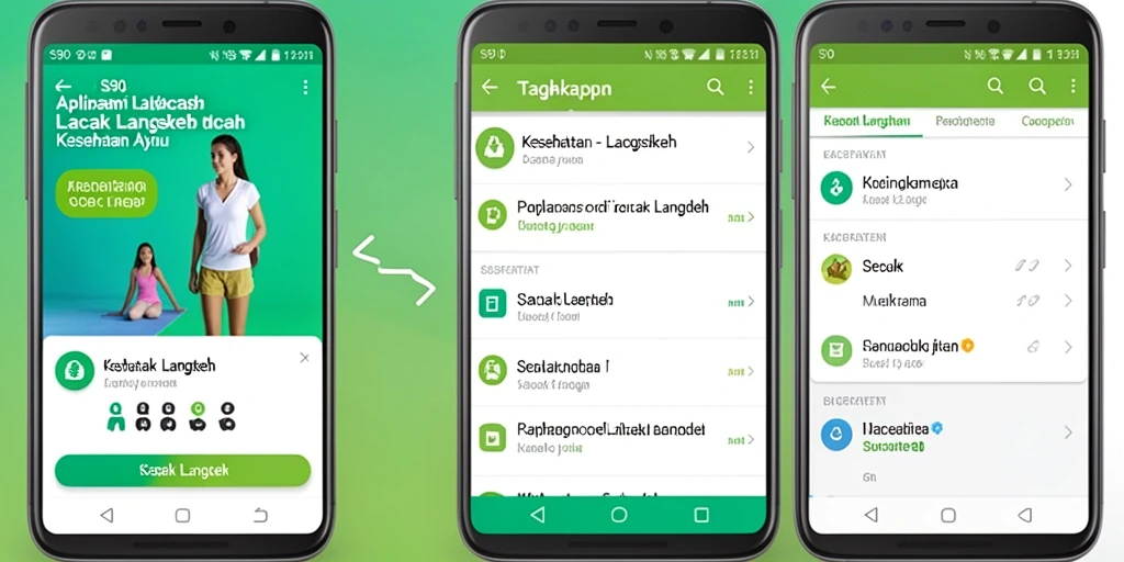 Antarmuka S80 yang intuitif dan ringan untuk pelacakan langkah.