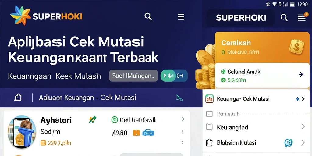 Antarmuka <strong>SUPERHOKI</strong> menampilkan ringkasan transaksi keuangan secara jelas.